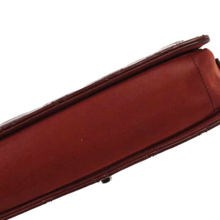 Chanel Bordeaux Calfskin Day Trip Flap Shoulder Bag 134828