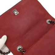 Chanel Bordeaux Calfskin Day Trip Flap Shoulder Bag 134828