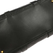 Chanel Black Lambskin Bicolore 2way Handbag 134838