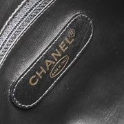 Chanel Black Lambskin Bicolore 2way Handbag 134838