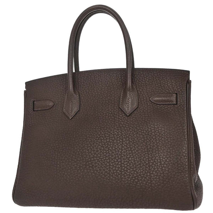 Hermes Chocolat Togo Birkin 30 Handbag 28E Square:L 134843
