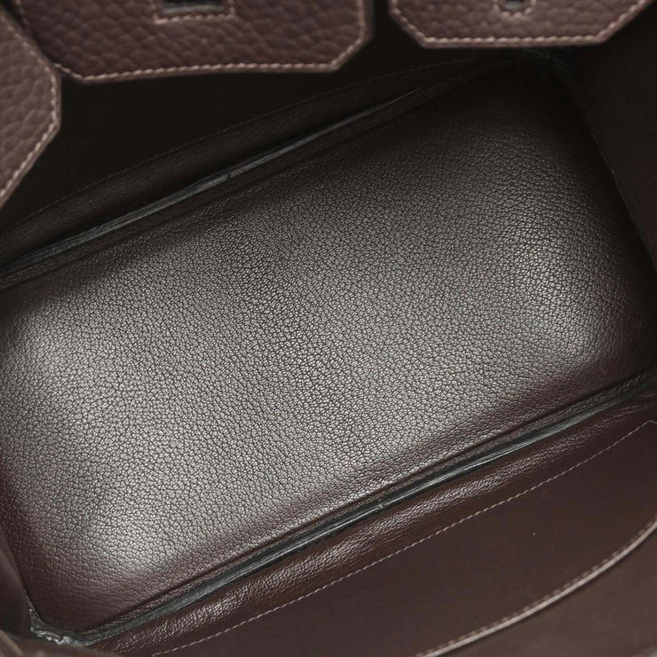 Hermes Chocolat Togo Birkin 30 Handbag 28E Square:L 134843