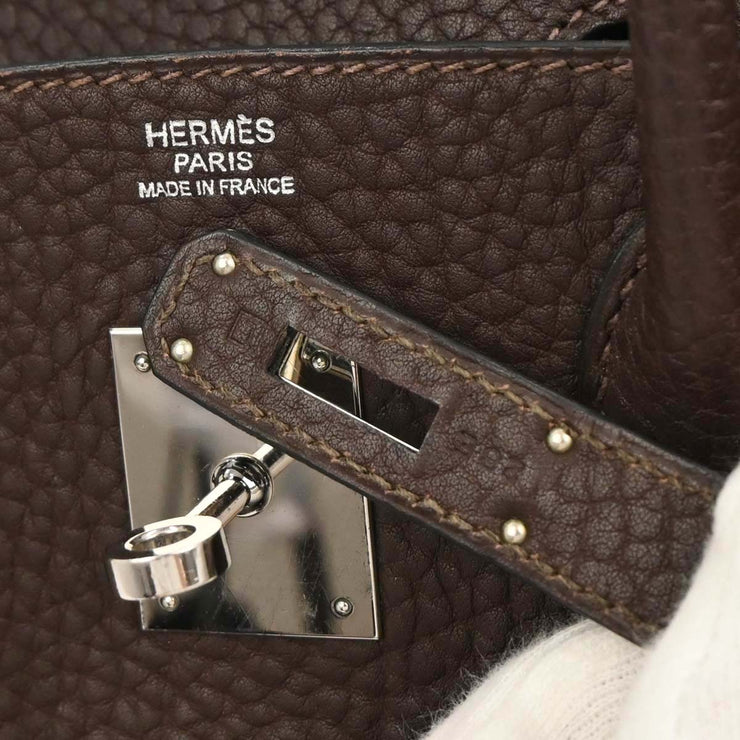 Hermes Chocolat Togo Birkin 30 Handbag 28E Square:L 134843