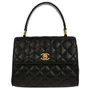 Chanel Black Lambskin Handbag 134849