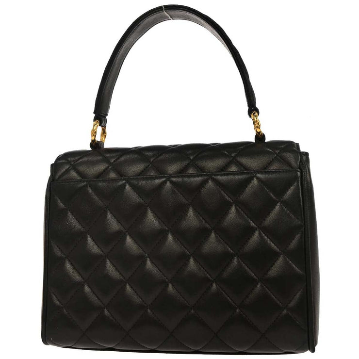 Chanel Black Lambskin Handbag 134849