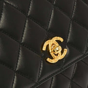 Chanel Black Lambskin Handbag 134849