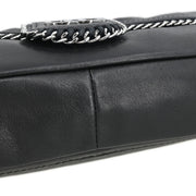 Chanel Black Calfskin Luxury Line Madison Flap Shoulder Bag 134850