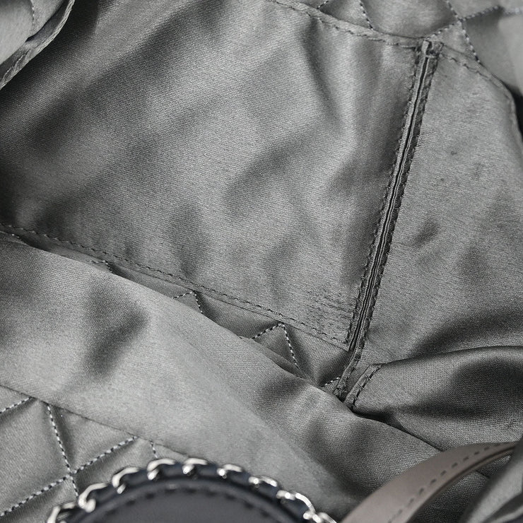 Chanel Black Calfskin Luxury Line Madison Flap Shoulder Bag 134850