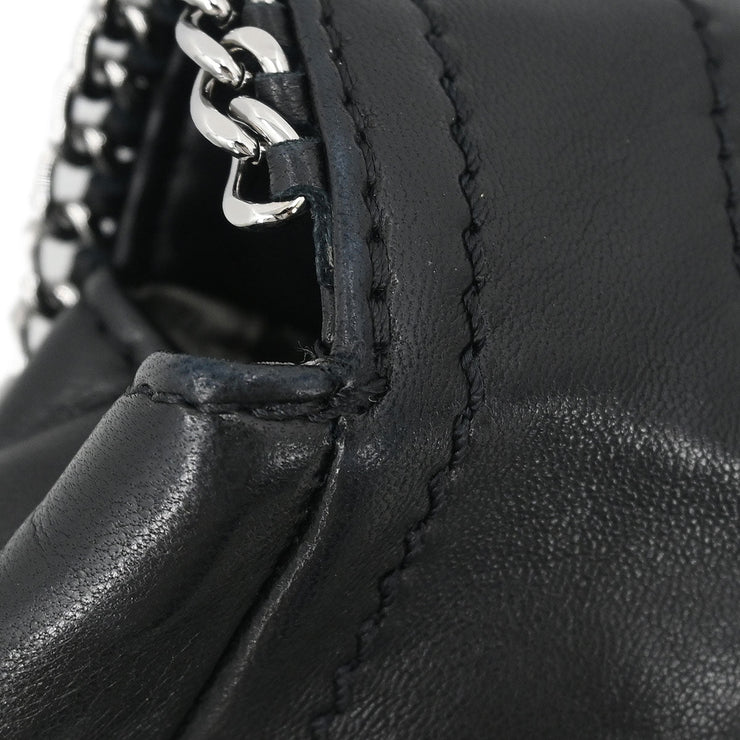 Chanel Black Calfskin Luxury Line Madison Flap Shoulder Bag 134850