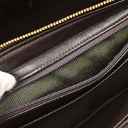 Chanel Brown Velvet Chain Backpack 134853