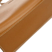 Hermes Gold Courchevel Kelly Sport PM Shoulder Bag W Circle:S 134856