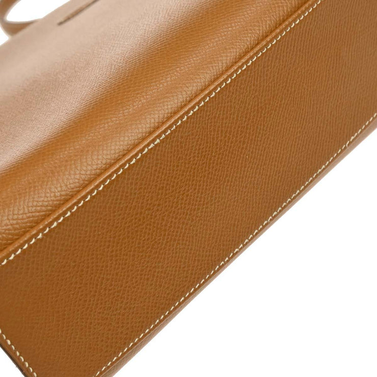 Hermes Gold Courchevel Kelly Sport PM Shoulder Bag W Circle:S 134856