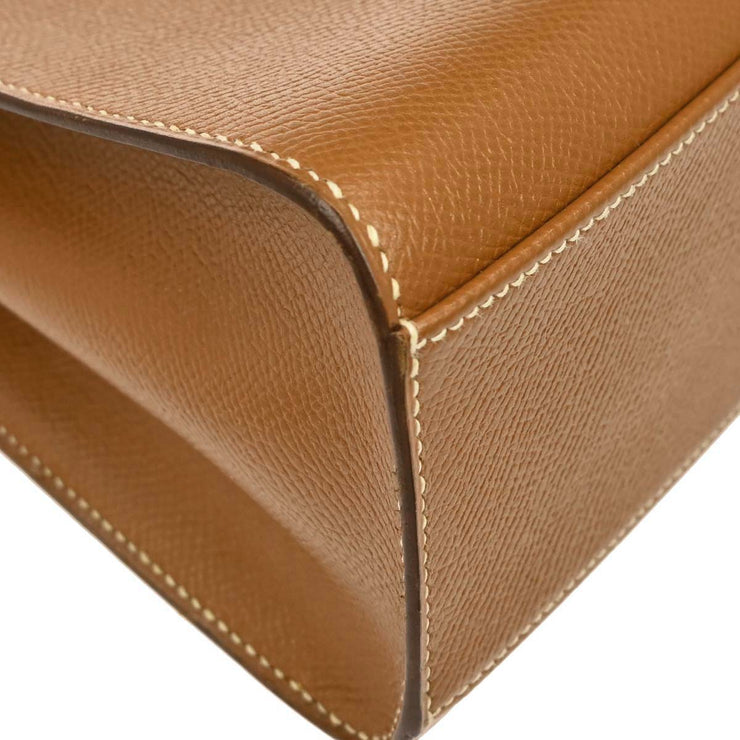 Hermes Gold Courchevel Kelly Sport PM Shoulder Bag W Circle:S 134856