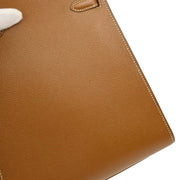 Hermes Gold Courchevel Kelly Sport PM Shoulder Bag W Circle:S 134856