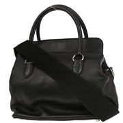 Hermes Black Swift Toolbox 26 2way Handbag 17 Square:R 134857