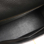 Hermes Black Ardennes Kelly 35 Sellier 2way Handbag 7 Circle:Z 134860