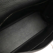Hermes Black Taurillon Clemence Kelly 35 Retourne 2way Handbag 10 Square:G 134861
