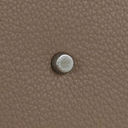 Hermes Etoupe Gray Taurillon Clemence Shoulder Kelly  Handbag 5 Square:L 134862