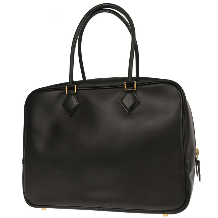 Hermes Black Tadelakt Plume 32 Handbag  Square:F44 134863