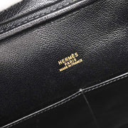 Hermes Black Tadelakt Plume 32 Handbag  Square:F44 134863