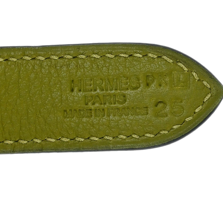 Hermes Anis Green Taurillon Clemence Trim 31 Shoulder Bag PK Square:L25 134864