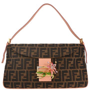 Fendi Black Brown Zucca Handbag 214526796018 134866