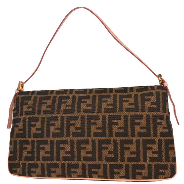 Fendi Black Brown Zucca Handbag 214526796018 134866