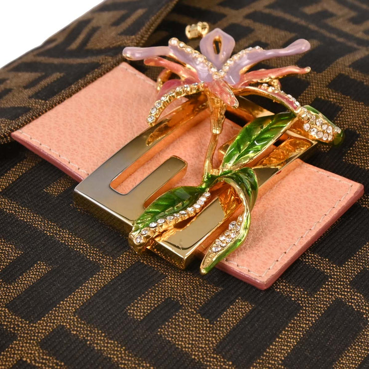 Fendi Black Brown Zucca Handbag 214526796018 134866