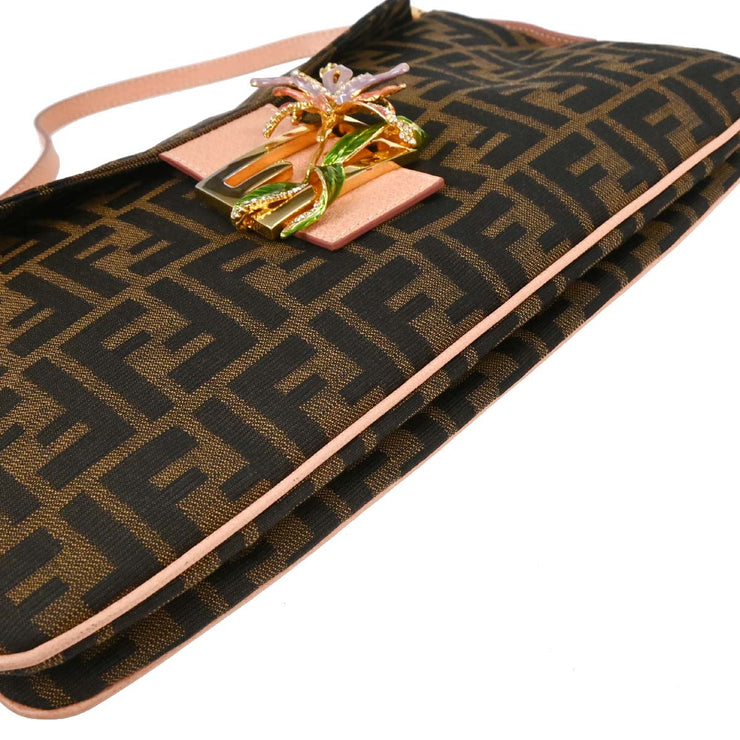 Fendi Black Brown Zucca Handbag 214526796018 134866
