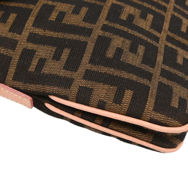 Fendi Black Brown Zucca Handbag 214526796018 134866