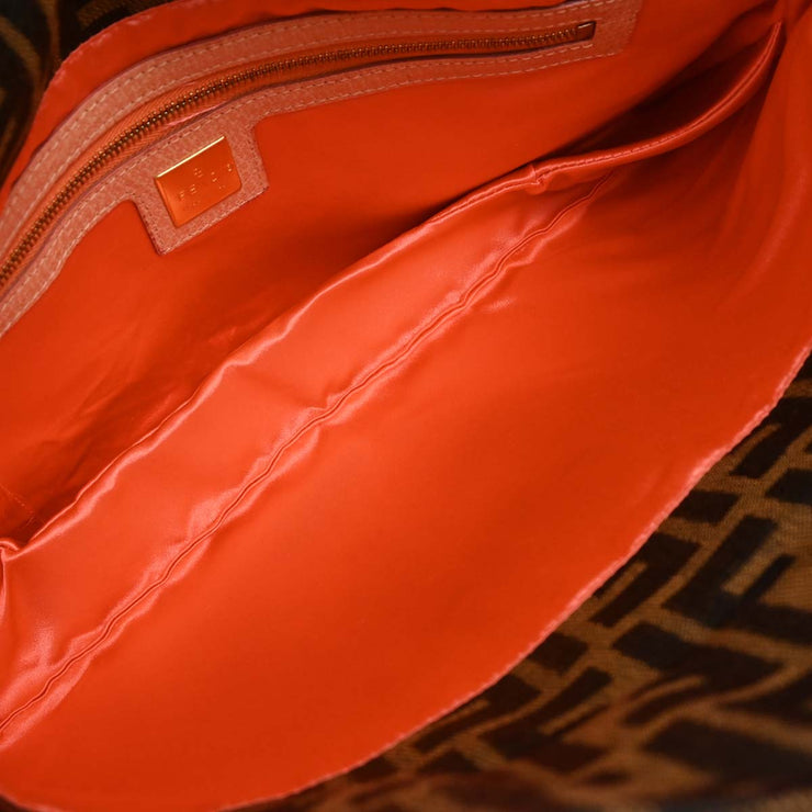 Fendi Black Brown Zucca Handbag 214526796018 134866