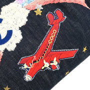 Chanel Navy Denim Night Flight Tote Handbag 134870