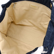 Chanel Navy Denim Night Flight Tote Handbag 134870
