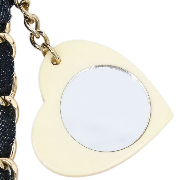 Chanel Navy Denim Night Flight Tote Handbag 134870