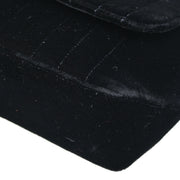 Chanel Black Velvet Mademoiselle Shoulder Bag 134871