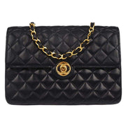 Chanel Navy Lambskin Shoulder Bag 134873