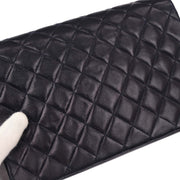 Chanel Navy Lambskin Shoulder Bag 134873