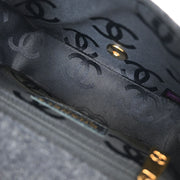 Chanel Gray Wool Wild Stitch Shoulder Bag 134874