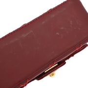 Chanel Red Calfskin Wild Stitch Mini Classic Square Flap Bag 17 134879