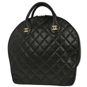 Chanel Black Lambskin Paris Handbag 134880
