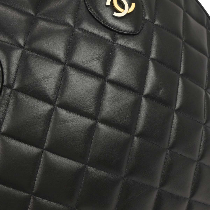 Chanel Black Lambskin Paris Handbag 134880
