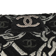 Chanel Black Canvas Chain Print Handbag 134881