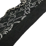 Chanel Black Canvas Chain Print Handbag 134881