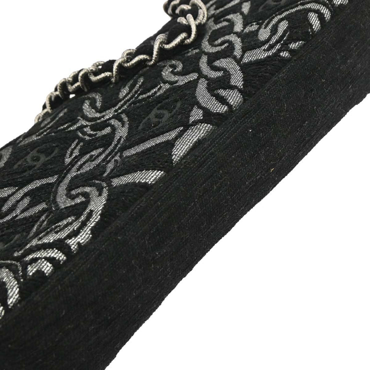 Chanel Black Canvas Chain Print Handbag 134881