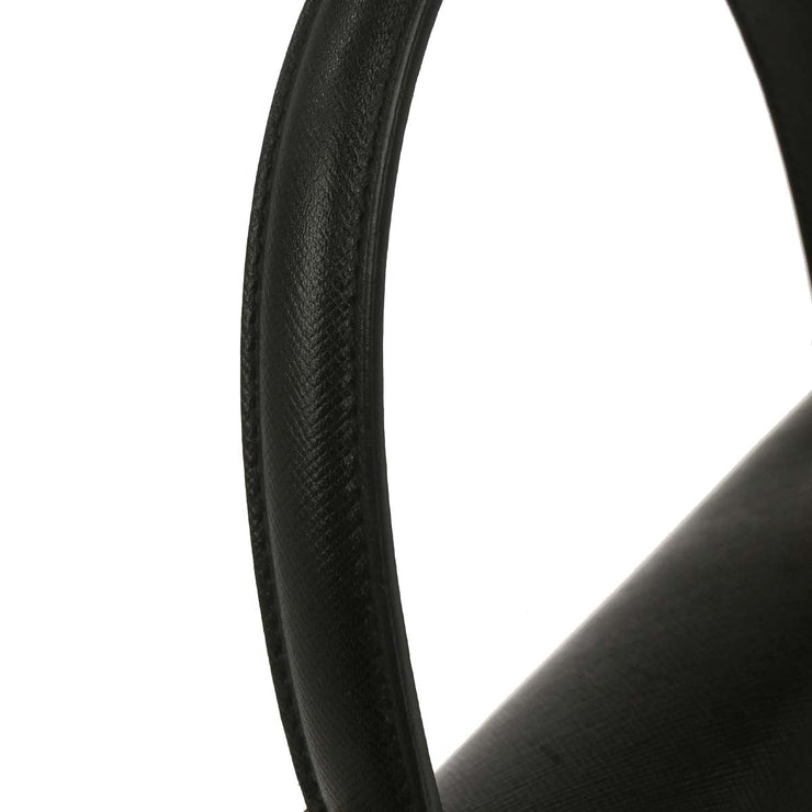 Salvatore Ferragamo Black Gancini 2way Handbag AF-21 0290 134942