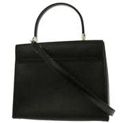 Salvatore Ferragamo Black Gancini 2way Handbag AF-21 8844 134944