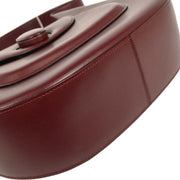 Cartier Bordeaux Leather Handbag ELDD 134947