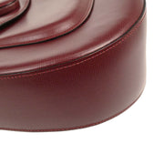 Cartier Bordeaux Leather Handbag ELDD 134947