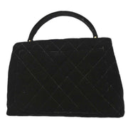 Chanel Black Velvet Handbag 134965