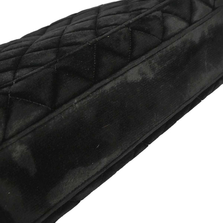 Chanel Black Velvet Handbag 134965
